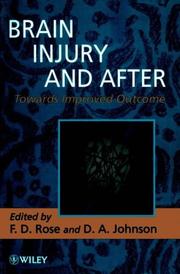 Cover of: Brain Injury and After: Towards Improved Outcome