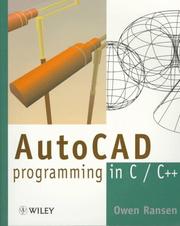 Cover of: AutoCAD programming in C/C++