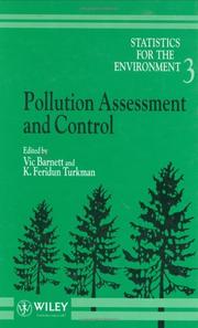 Cover of: Statistics for the environment 3 by edited by Vic Barnett and K. Feridun Turkman.