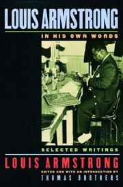 Cover of: Louis Armstrong, In His Own Words by Armstrong, Louis