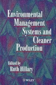 Cover of: Environmental management systems and cleaner production