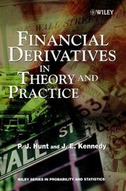 Cover of: Financial Derivatives in Theory and Practice