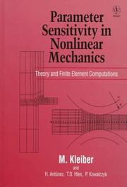 Cover of: Parameter sensitivity in nonlinear mechanics: theory and finite element computations