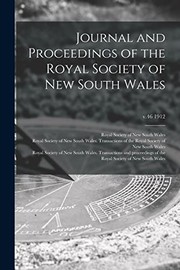 Journal and Proceedings of the Royal Society of New South Wales; v.46 1912