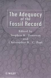 Cover of: The adequacy of the fossil record