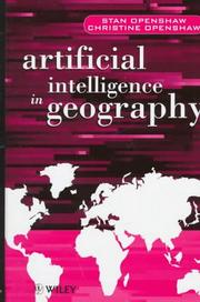 Cover of: Artificial intelligence in geography