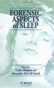 Cover of: Forensic aspects of sleep
