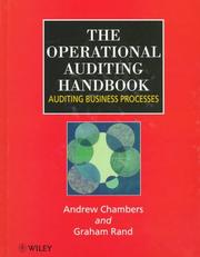 Cover of: The operational auditing handbook: auditing business processes