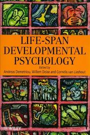 Cover of: Life-span developmental psychology