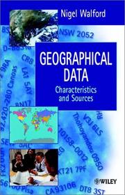 Cover of: Geographical Data: Characteristics and Sources