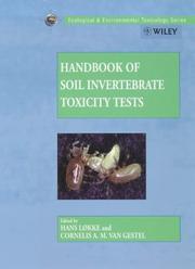 Cover of: Handbook of soil invertebrate toxicity tests
