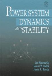 Cover of: Power system dynamics and stability by Jan Machowski