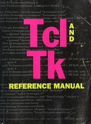 Cover of: Tcl and Tk reference manual by Donald Barnes, Marc Ewing, Erik Troan