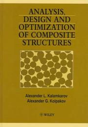 Cover of: Analysis, design, and optimization of composite structures