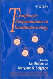 Cover of: T lymphocyte subpopulations in immunotoxicology
