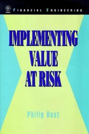 Implementing value at risk by Philip Best