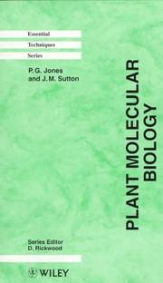 Cover of: Plant molecular biology: essential techniques