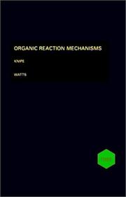 Cover of: 1996, Organic Reaction Mechanisms 1996