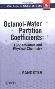 Cover of: Octanol-water partition coefficients by J. Sangster