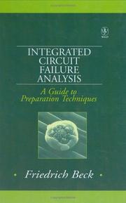 Integrated circuit failure analysis by Friedrich Beck