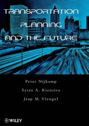 Cover of: Transportation planning and the future