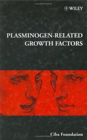 Cover of: Plasminogen-related growth factors.