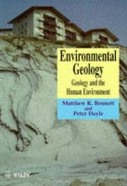 Cover of: Environmental Geology by Matthew R. Bennett, Peter Doyle