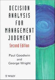 Decision analysis for management judgment