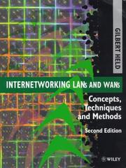 Cover of: Internetworking LANs and WANs by Gilbert Held