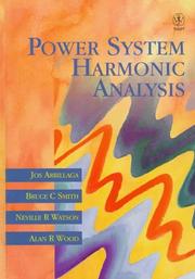 Cover of: Power system harmonic analysis by Jos Arrillaga ... [et al.].