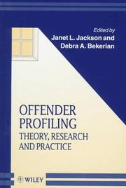 Cover of: Offender Profiling by Debra Anne Bekerian