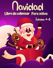Libro para colorear de Navidad para niños de 4 a 8 años.