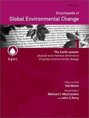 Cover of: Encyclopedia of Environmental Global Change 5 Volume Set