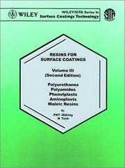 Cover of: Resins for surface coatings. by 
