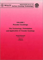 Cover of: Powder Coatings: The Technology Formulation and Application of Powder Coatings (Wiley/Sita Series in Surface Coatings Technology)
