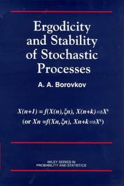 Ergodicity and stability of stochastic processes by Aleksandr Alekseevich Borovkov