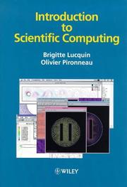 Cover of: Introduction to scientific computing