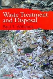 Cover of: Waste treatment and disposal by Paul T. Williams