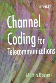 Cover of: Channel Coding for Telecommunications by Martin Bossert
