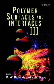 Cover of: Polymer surfaces and interfaces III