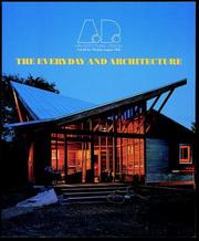 Cover of: The Everyday and Architecture (Architectural Design)