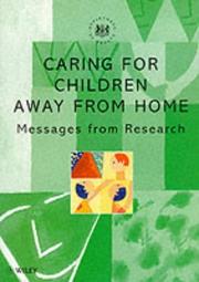 Cover of: Caring for Children Away from Home: Messages from Research