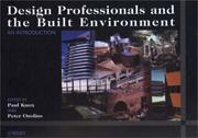 Cover of: Design Professionals and the Built Environment: An Introduction