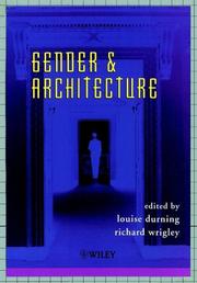 Cover of: Gender and Architecture: History, Interpretation and Practice