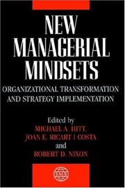 Cover of: New managerial mindsets by edited by Michael A. Hitt, Joan E. Ricart i Costa, and Robert D. Nixon.