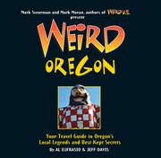 Cover of: Weird Oregon by Al Eufrasio