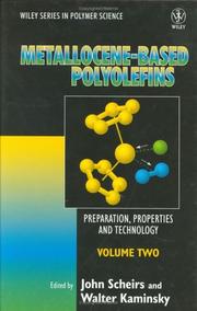 Cover of: Volume 2, Metallocene-Based Polyolefins by John Scheirs