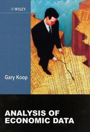 Cover of: Analysis of Economic Data by Gary Koop