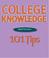 Cover of: College Knowledge