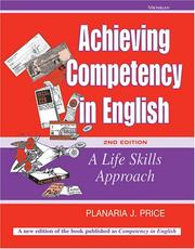 Cover of: Achieving Competency in English: A Life Skills Approach